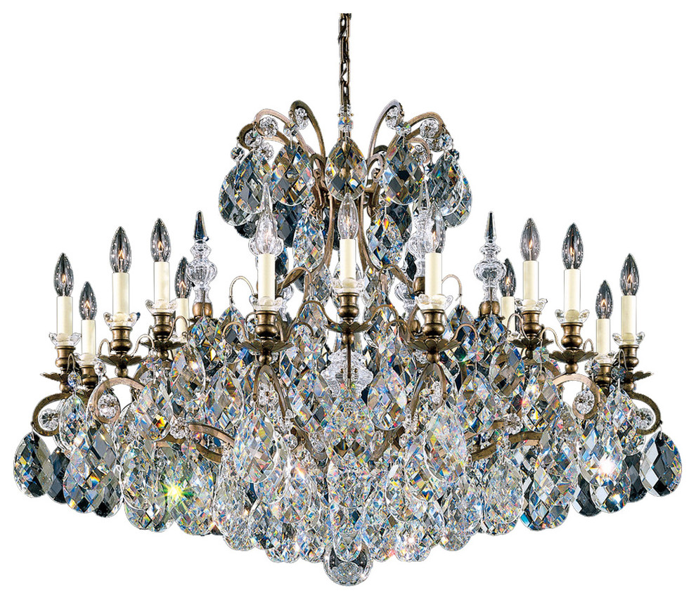 New Orleans 18 Light 120V Chandelier in Heirloom Bronze with Clear Radiance Crystal main image 0