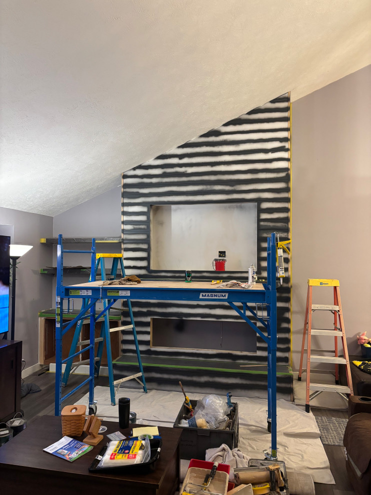 Media and Fireplace Focal Wall