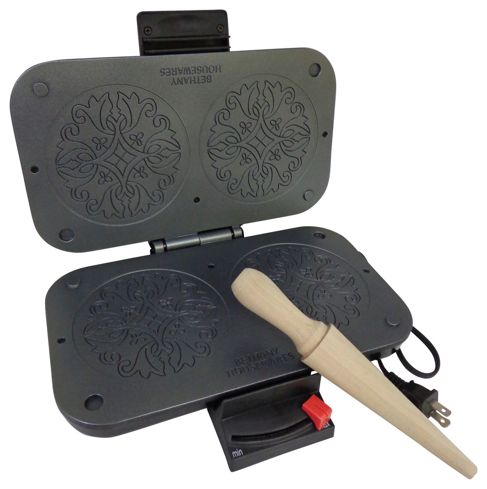 Bethany Housewares Krumkake Baker Contemporary Waffle Makers by