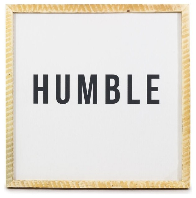 Framed Canvas Print "Humble", 32x32