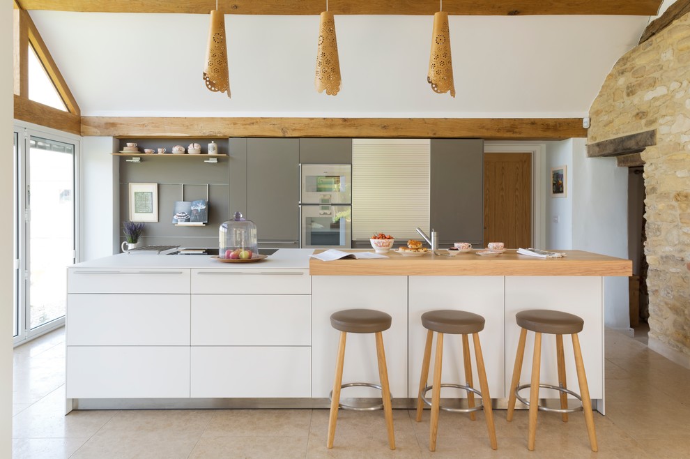 Thatched cottage - Contemporary - Kitchen - Oxfordshire - by Kitchen ...