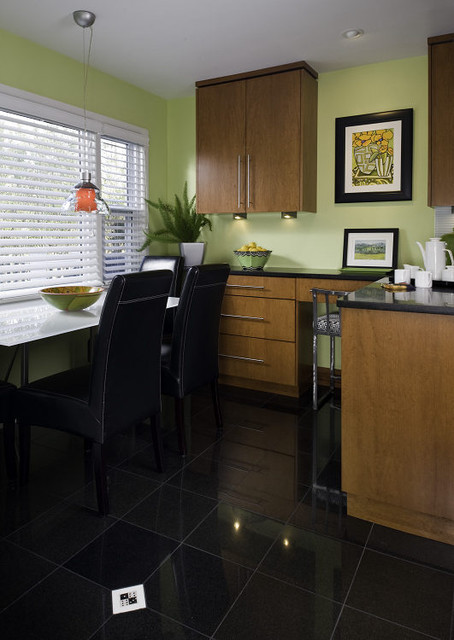Small Transitional Ranch transitional-kitchen