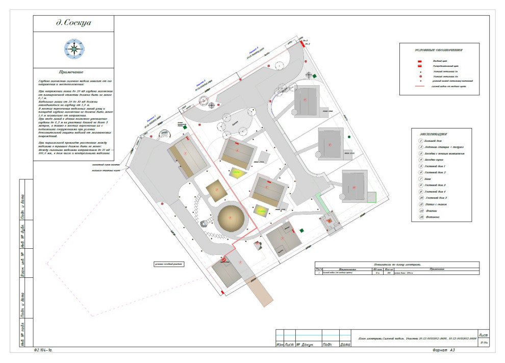 Соскуа. Проект базы отдыха