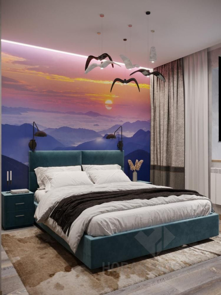 Дизайн-проект 2-комнатной квартиры 65 кв.м в ЖК «Лучи»