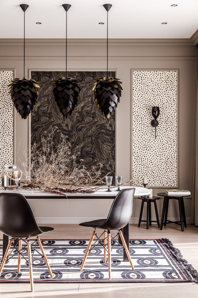 Интерьер таунхауса в монохромной гамме (г.Краснодар)