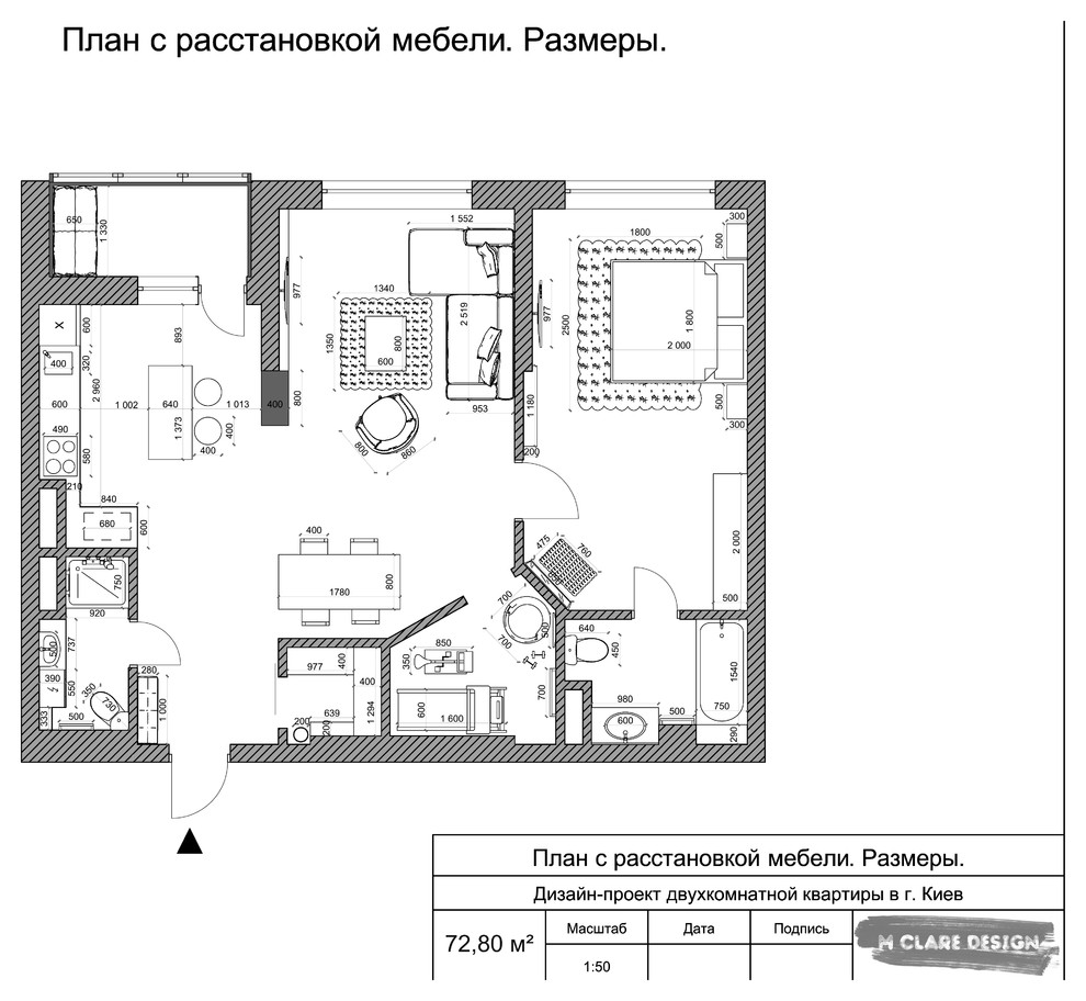 Теплая скандинавия для молодой пары