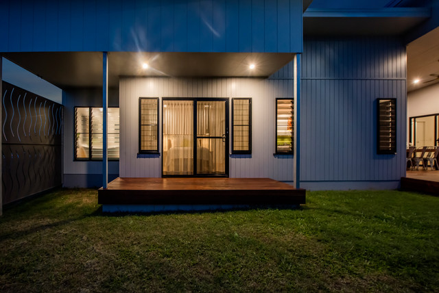 Arcadian Abode trendy-hus-og-facade