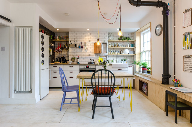 Hackney Flat eclectico-cocina