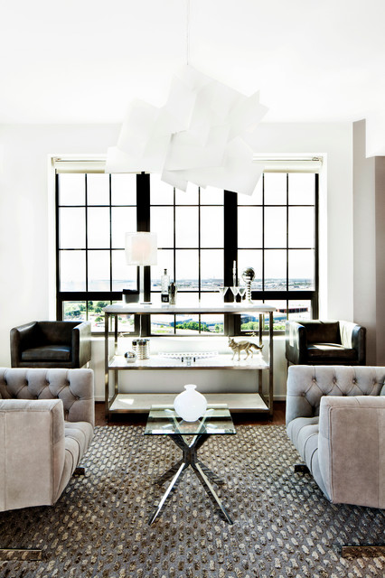 Bar with a view contemporary-living-room