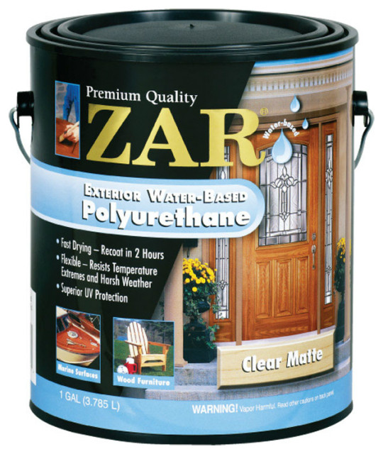 ZAR 34913 Exterior WaterBased Polyurethane, 1 Gallon, 1 Gallon