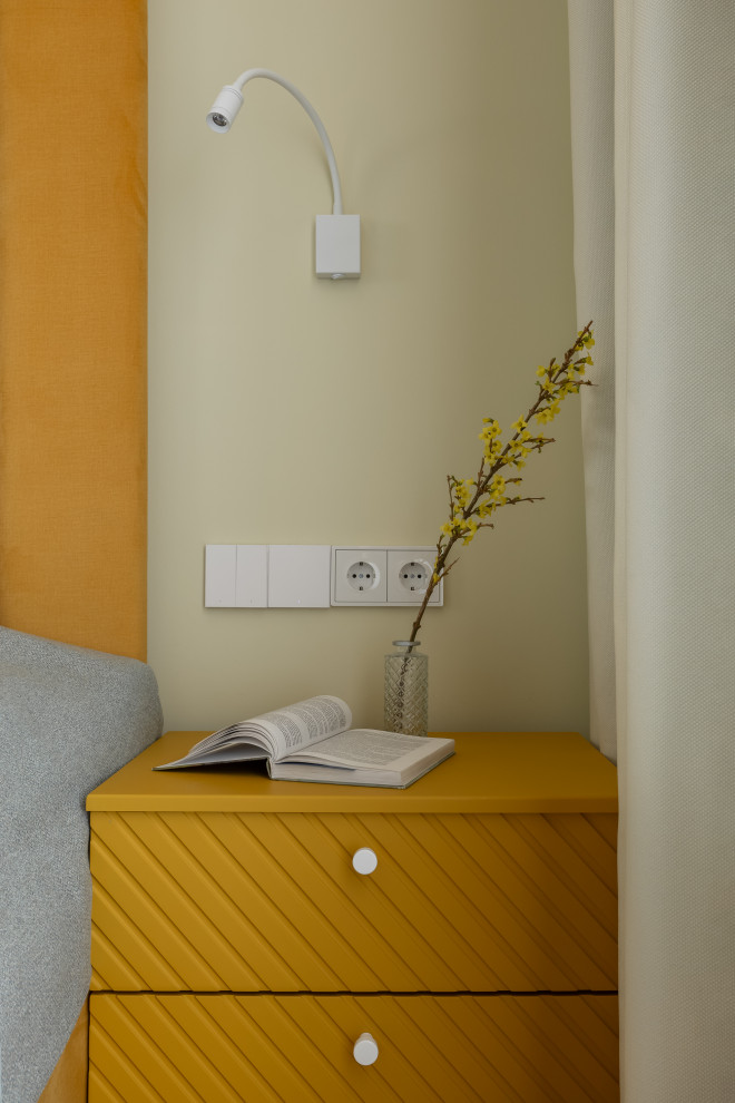 Реализованный проект яркой квартиры в ЖК "Мичурин"