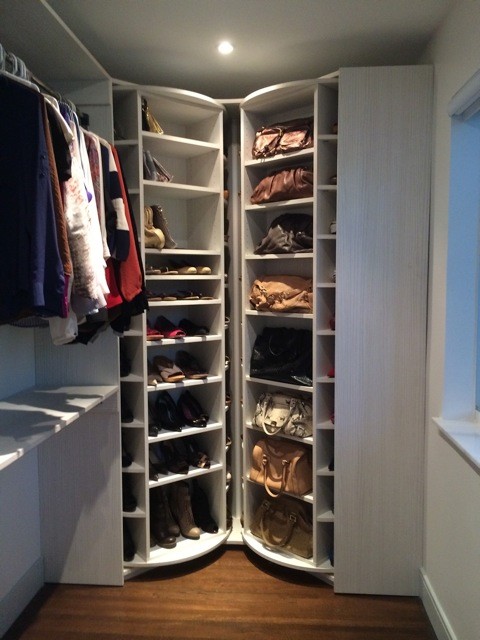 The Revolving Closet Organizer - Contemporary - Shoe Storage - Miami ...