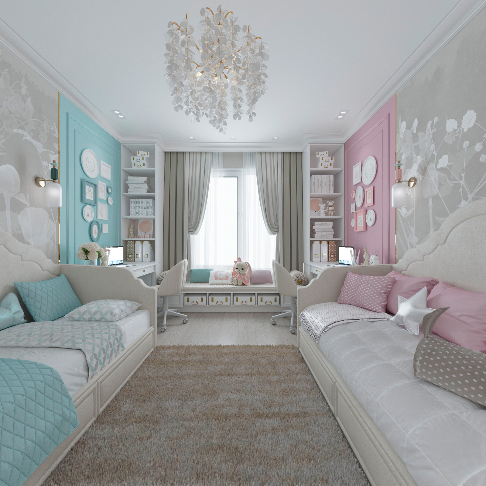 Дизайн-проект квартиры для многодетной семьи в ЖК"Fresh Lifi"