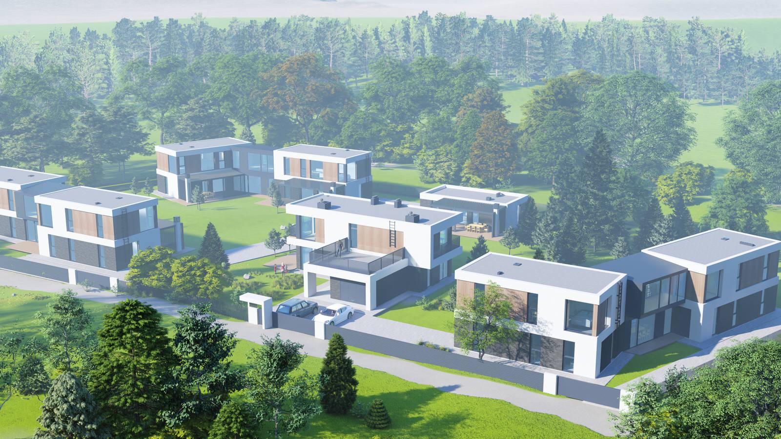 Complex of modern houses Ust-Kachka