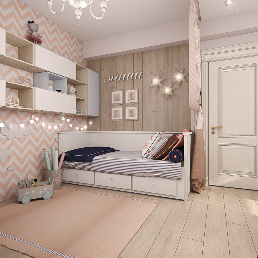 Классический интерьер для семьи из 4х человек