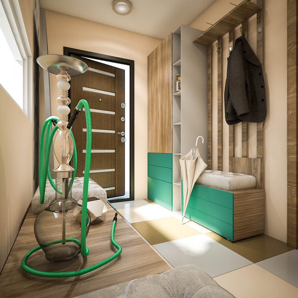 Кухня-столовая для молодой семьис одним ребенком