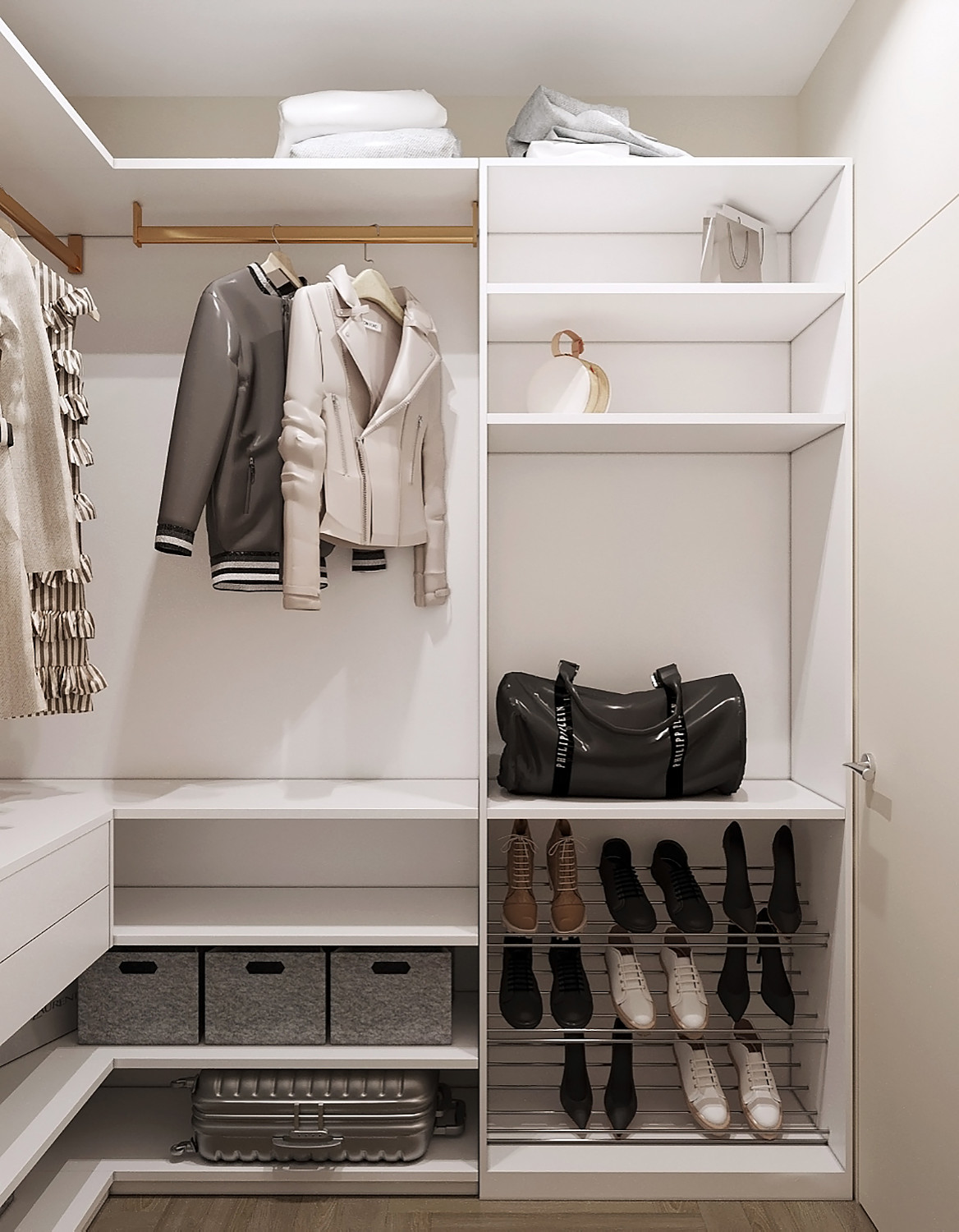 Проект в ЖК “Leningrad”, который был выполнен для молодой пары.