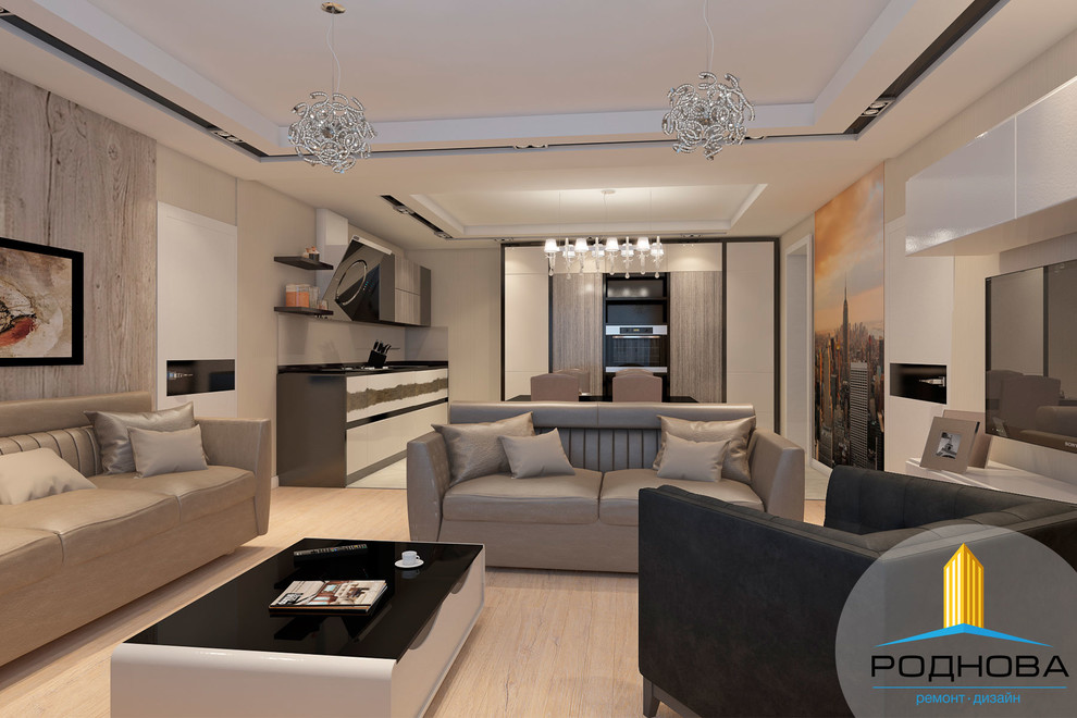 Дизайн проект 3-комн квартиры в ЖК Мичуринский