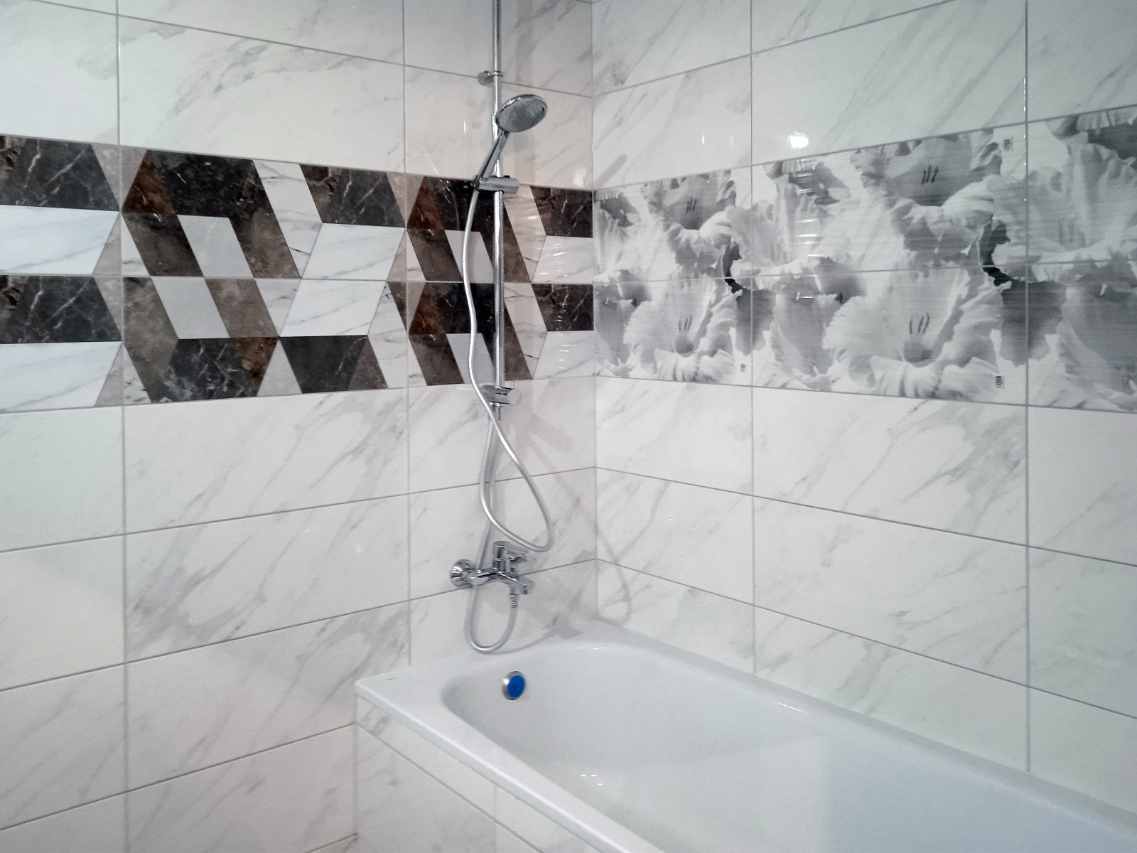 Совмещённый санузел в новостройке (ультраэконом)