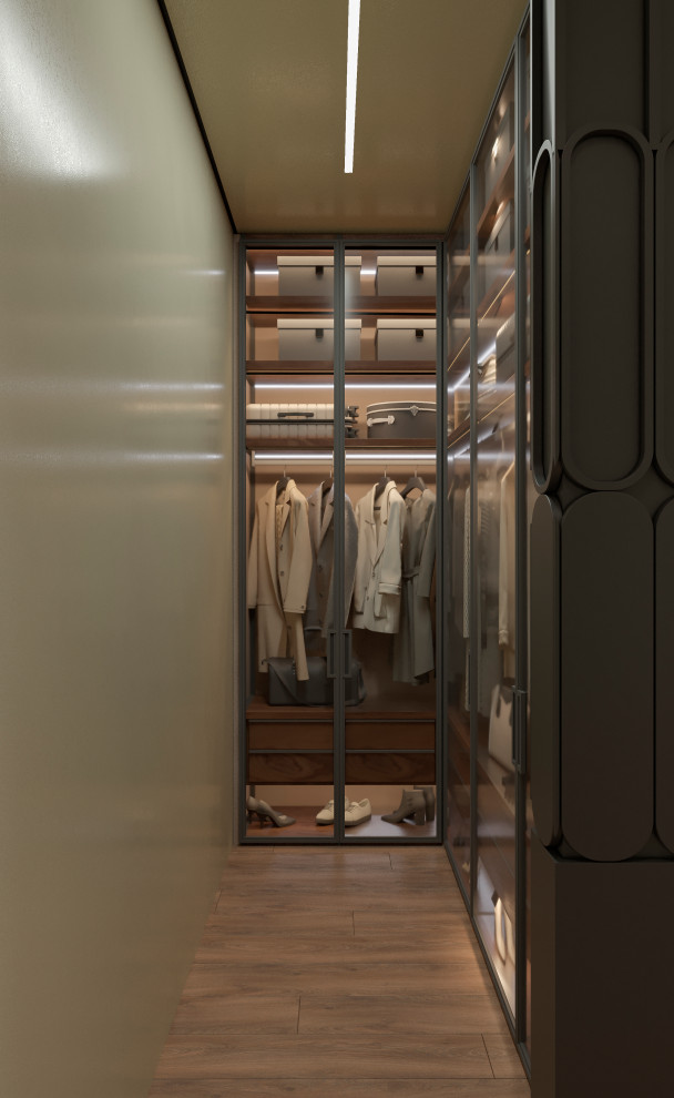 Спальня  из проекта "Оранжевый Блюз" в ЖК Neva Towers, г. Москва