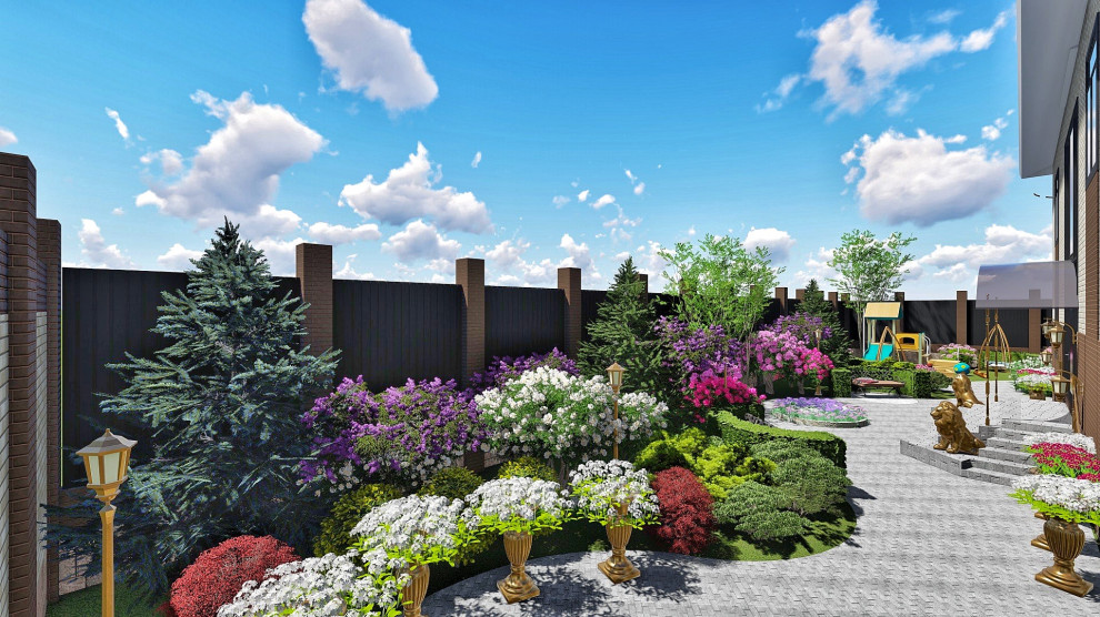 Ландшафтный дизайн участка в ДНТ Кедр (г Улан-Удэ, Бурятия)