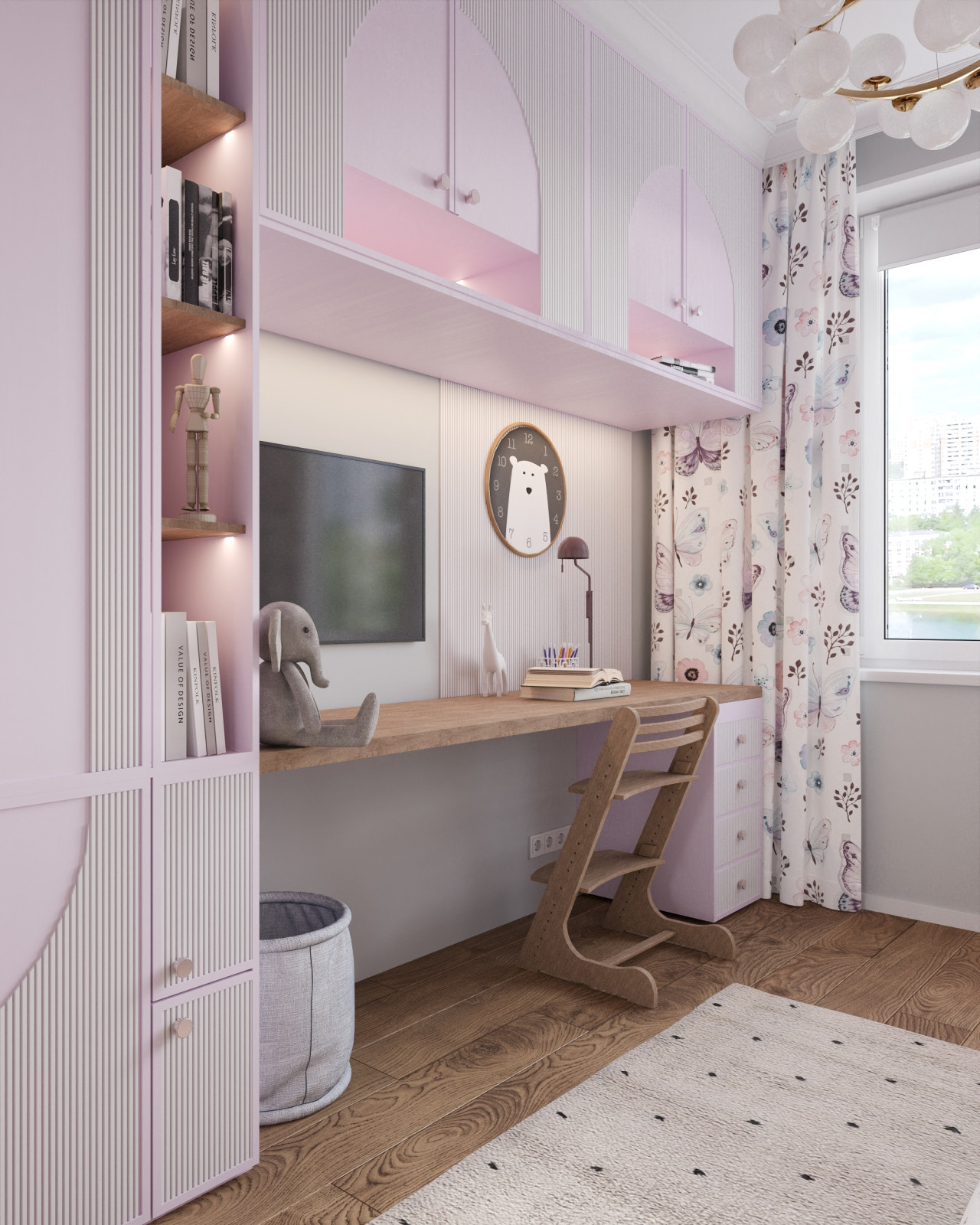 Трехкомнатная квартира 63 м² для семьи с ребенком в ЖК Дмитровское