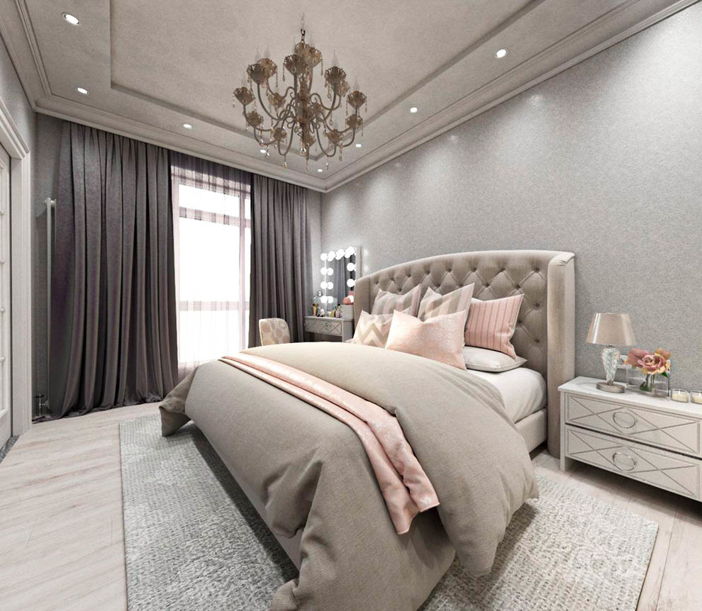 Просторная квартира в стиле современная классика