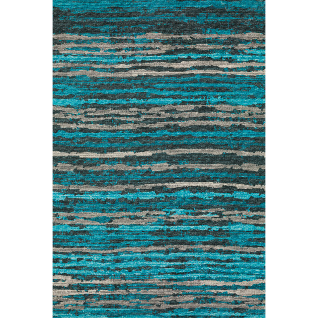 Brisbane BR4 Linen 1'8" x 2'6" Rug, 5' x 7'6" Contemporary Area