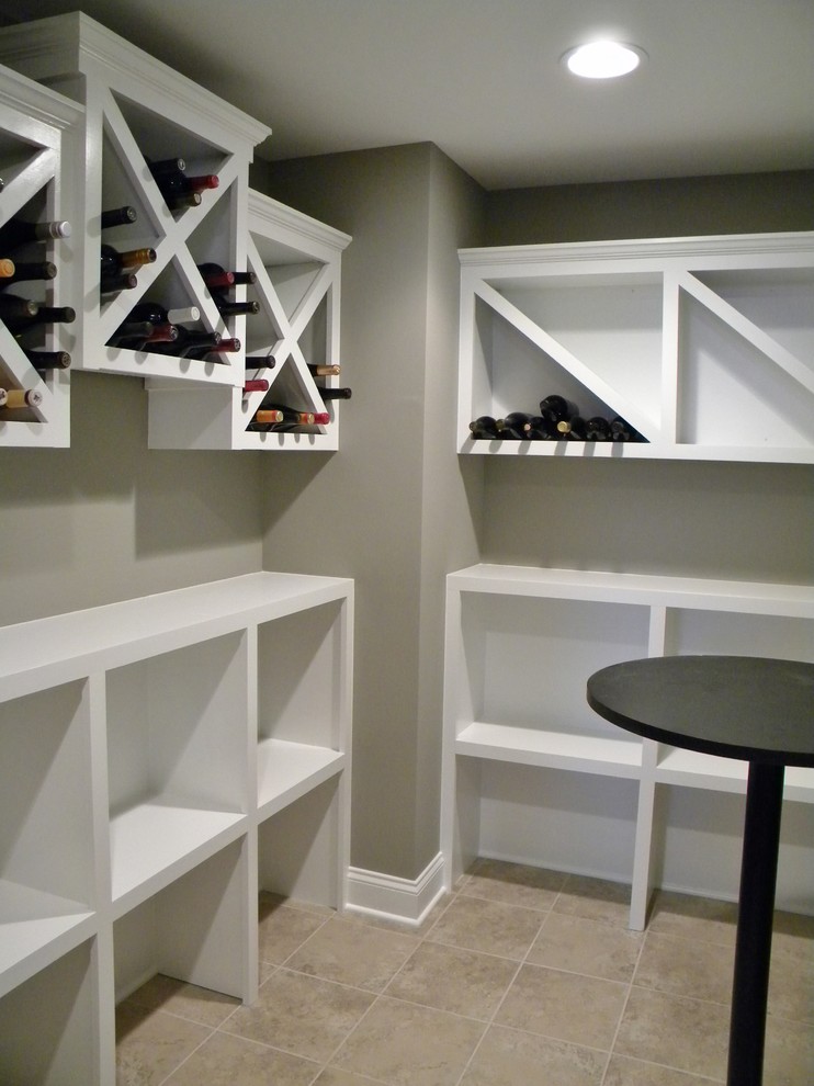 Traditional wine cellar in Chicago.
