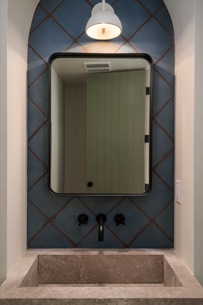 Fernleaf Residence - Mediterranean - Powder Room - Los Angeles - by ...