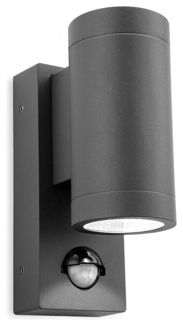 Shelby Double LED Outdoor Wall Light With PIR