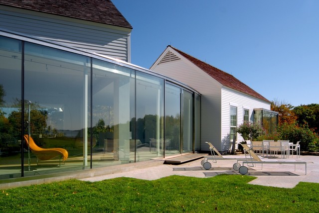 House on Casco Bay transitional-house-exterior