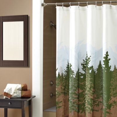 Croscill Wilderness 72-Inch x 72-Inch Shower Curtain
