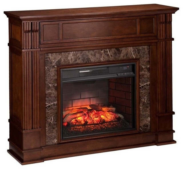 Southern Enterprises Highgate Infrared Electric Fireplace ...