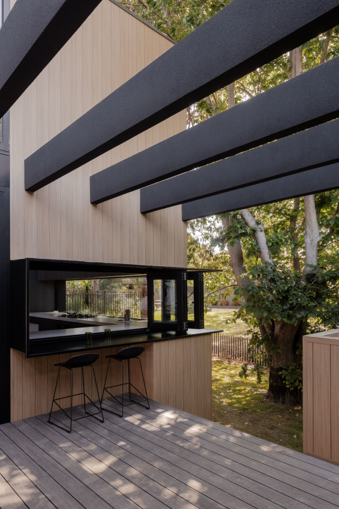 Photo of a modern deck in Melbourne.