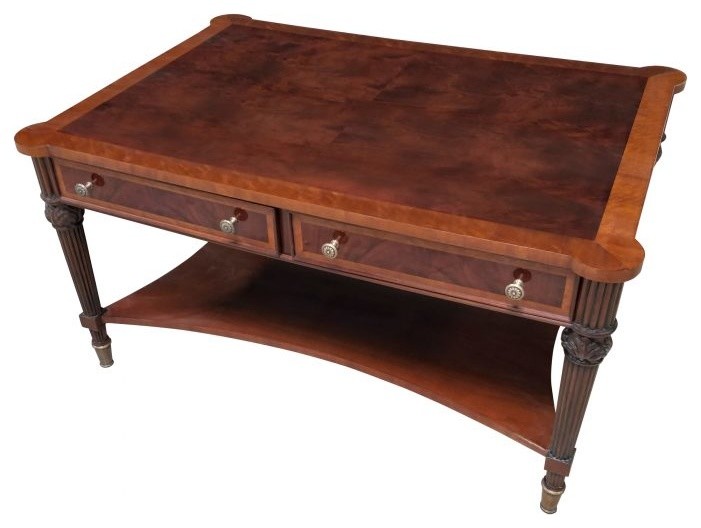 Rectangular Mahogany Coffee Table Traditional Coffee Tables by