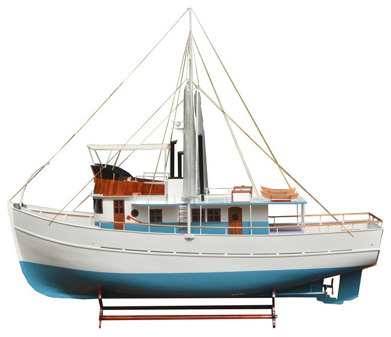 Dickie Walker XXXL Trawler Yacht Model