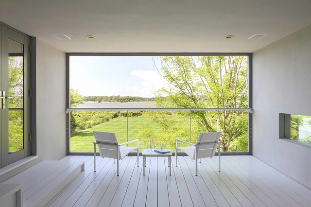 Architectural Digest East Hampton residence contemporaneo-terrazza