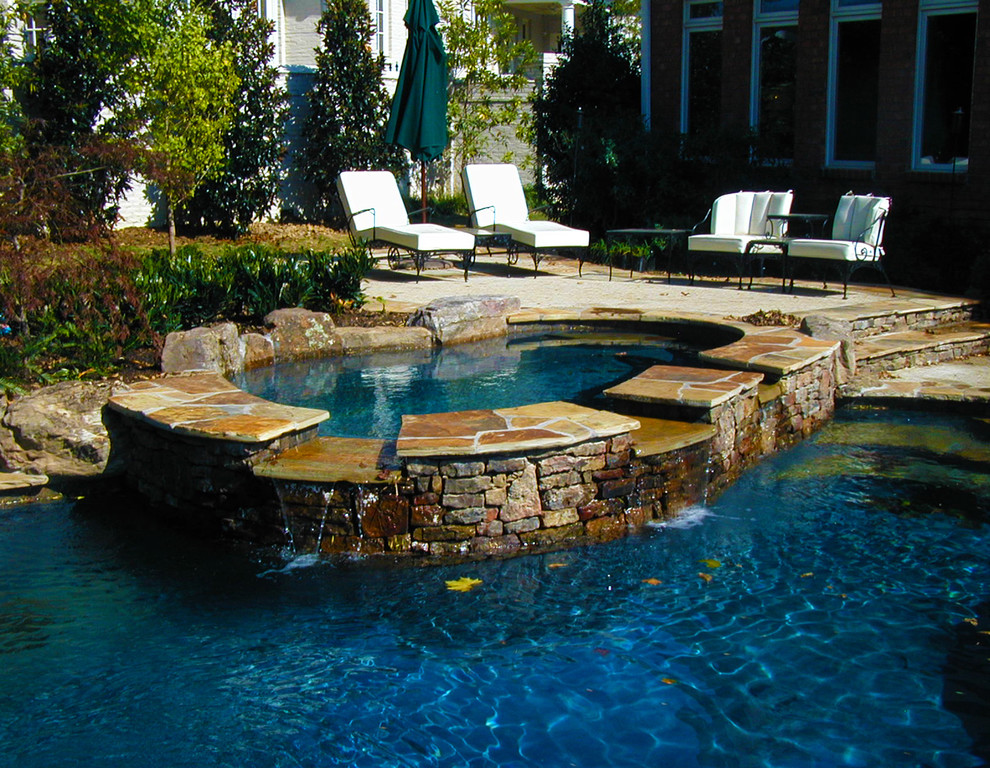 Photo of a traditional pool in Nashville.