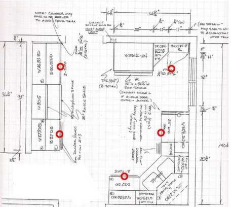 Kitchen Light Map kitchen remodel lighting plan