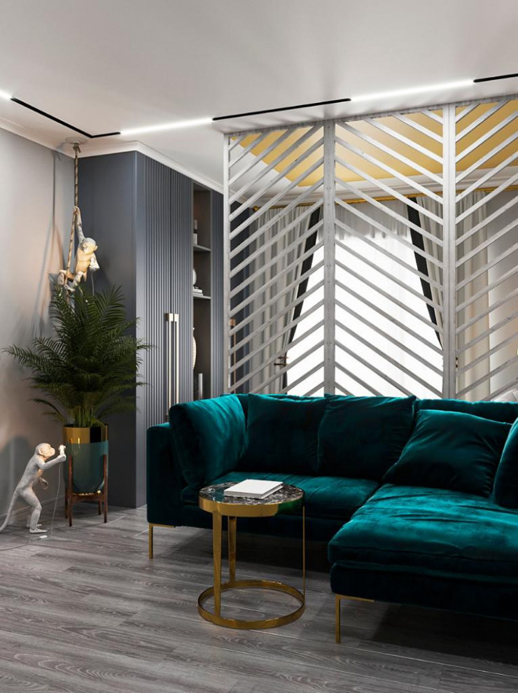 яркий интерьер для web дизайнера