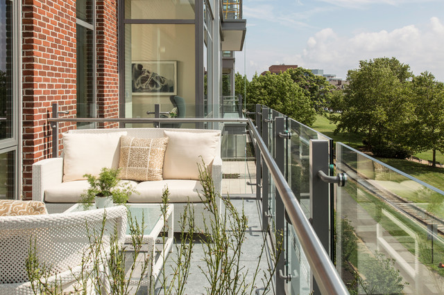 Interiors and Exteriors contemporary-balcony