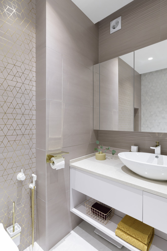 Квартира 125м2 | GOLD ACCENT | Неоклассика и модерн с латунными акцентами