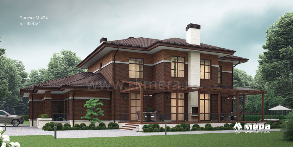 Проекты современных каменных домов