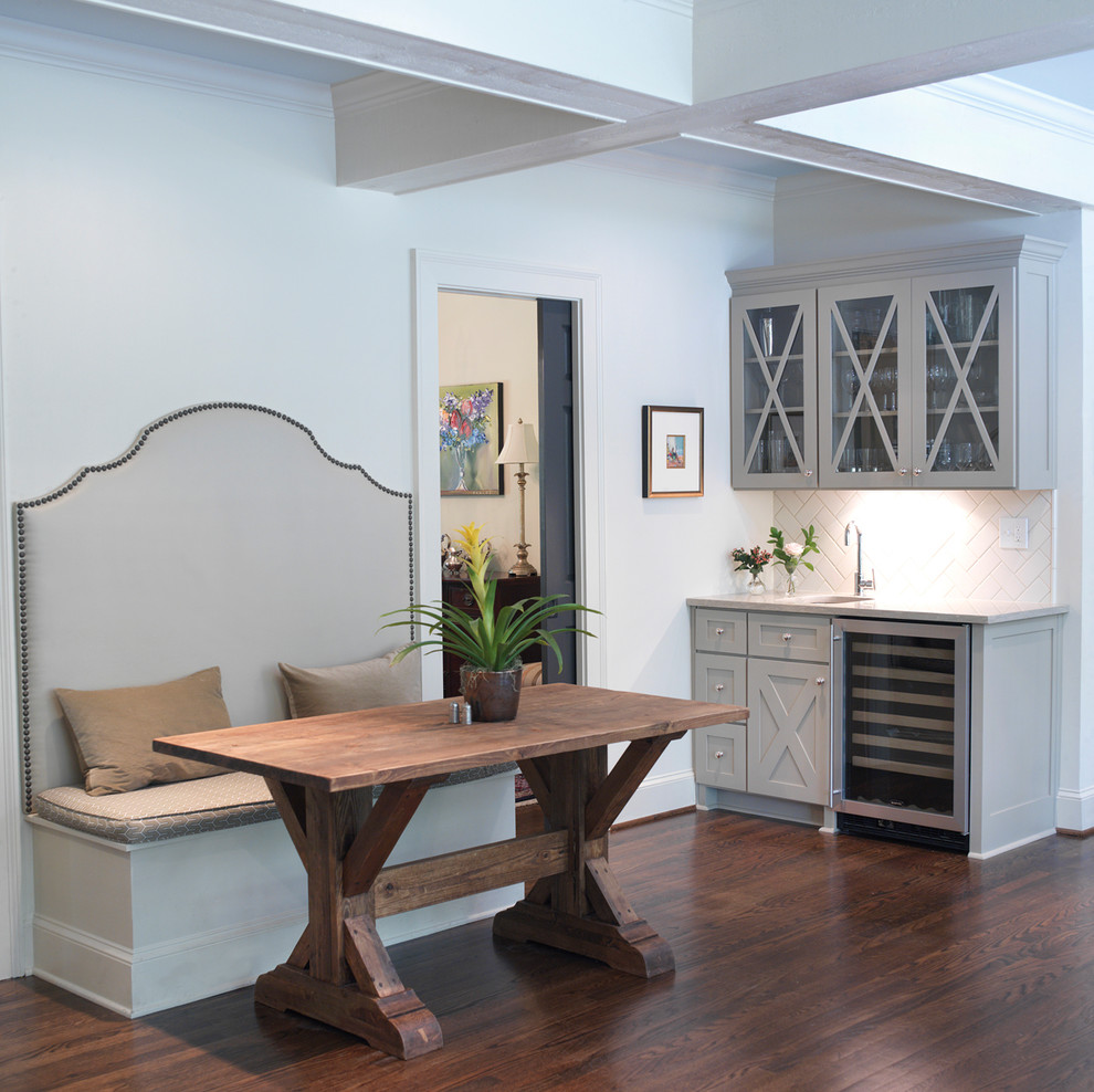 Photo of a transitional dining room in Atlanta.