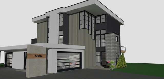 Post Modern study rendering
