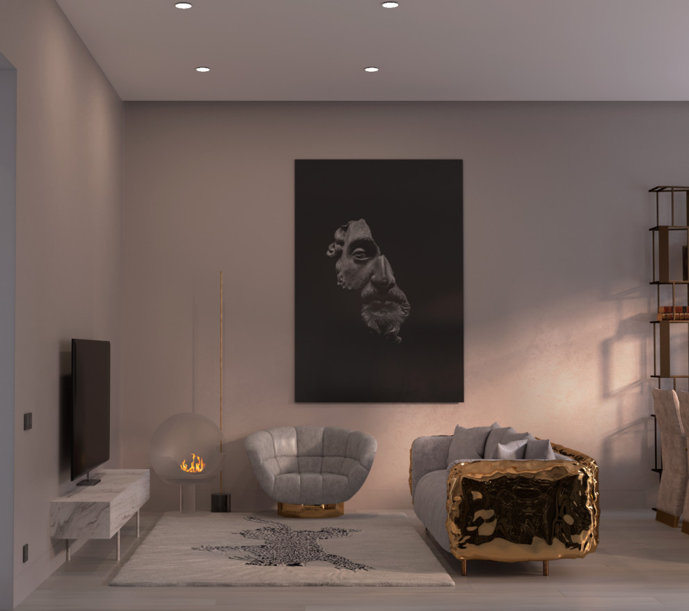 Проект квартиры в Кисловском переулке, Москва