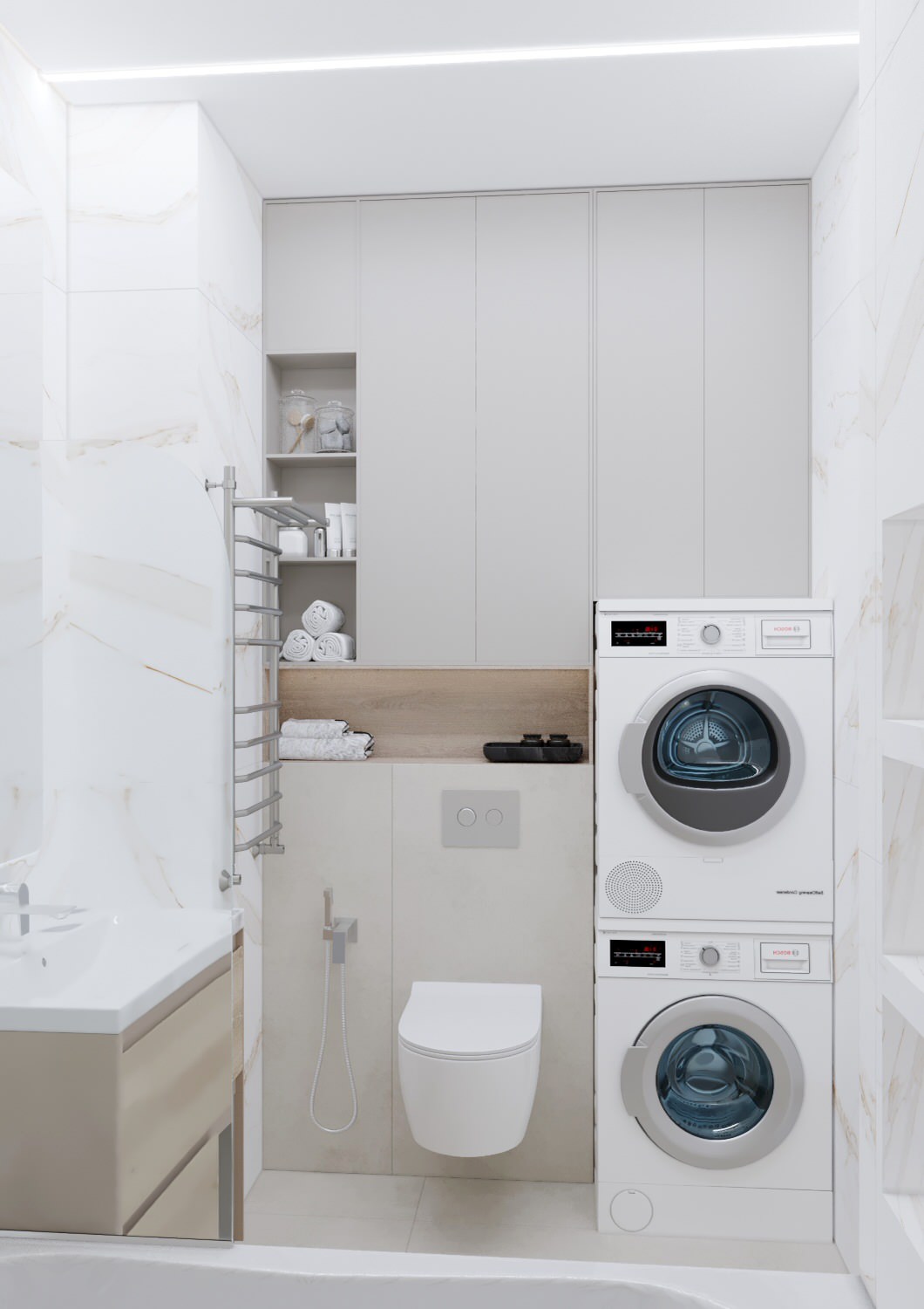 ЖК ЗилАрт дизайн интерьера для семьи из двух человек.