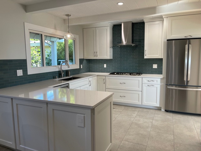 El Cerrito Hills Bright and Brick Kitchen