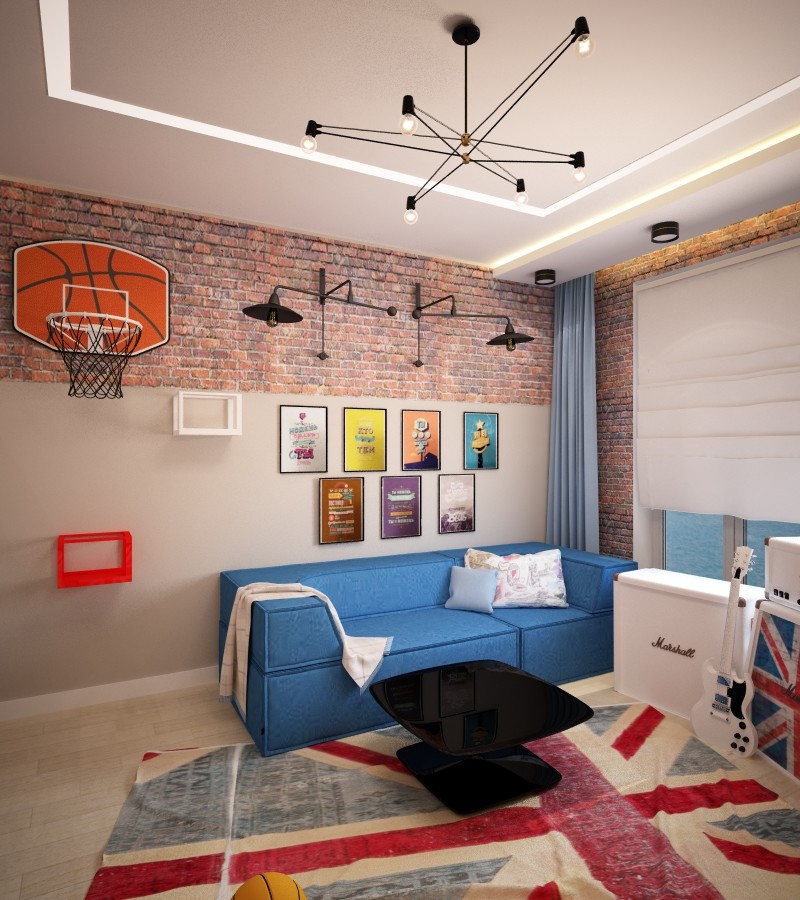 Дизайн интерьера детской